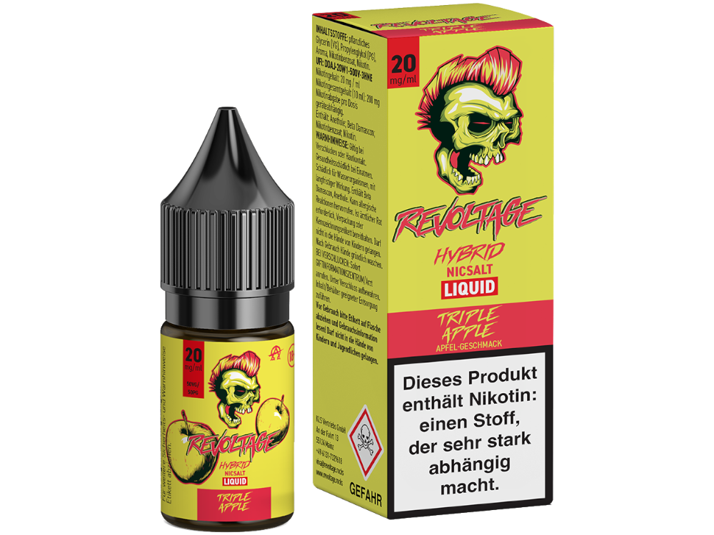 Revoltage Hybrid Nikotinsalz Liquid Triple Apple Genuss