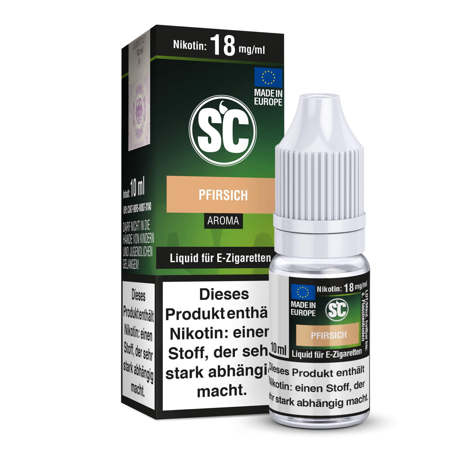 Pfirsich E-Zigaretten Liquid für Fruchtigen Dampfgenuss