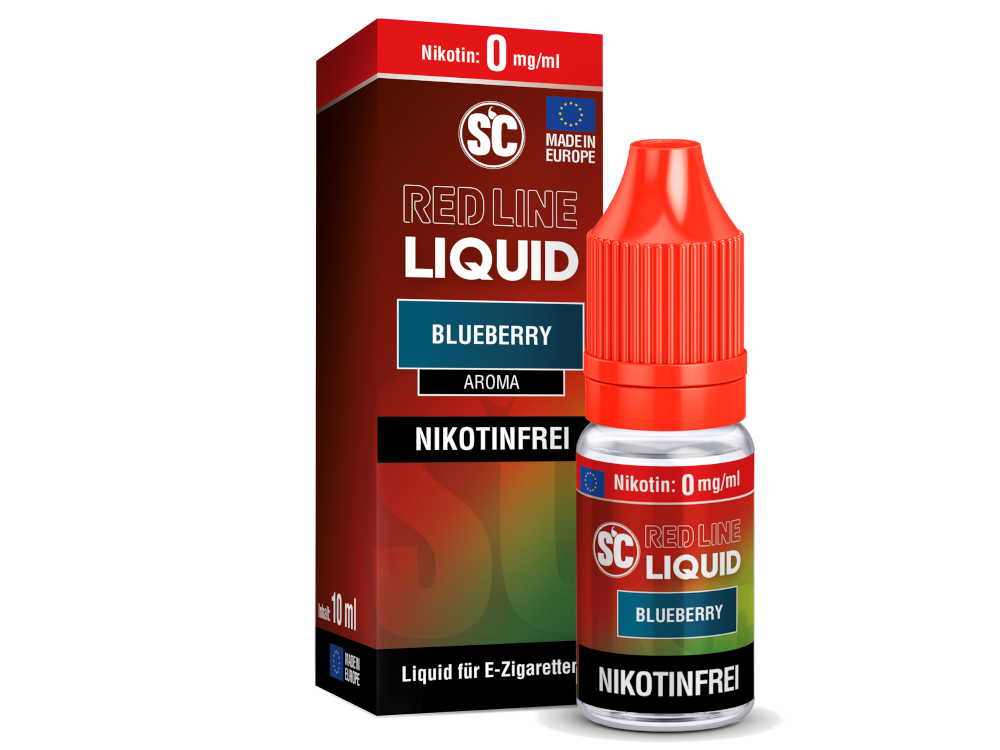 SC - Red Line - Blueberry - Nikotinsalz Liquid Geschmacksvoll