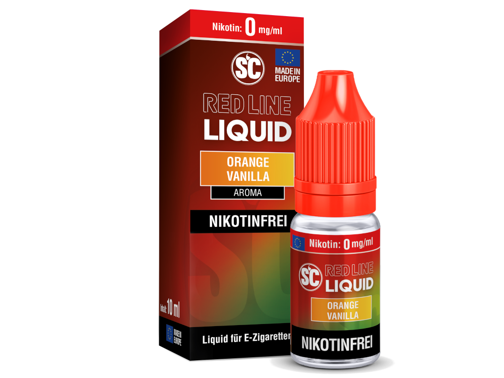 SC - Red Line - Orange Vanilla Nikotinsalz Liquid Genuss