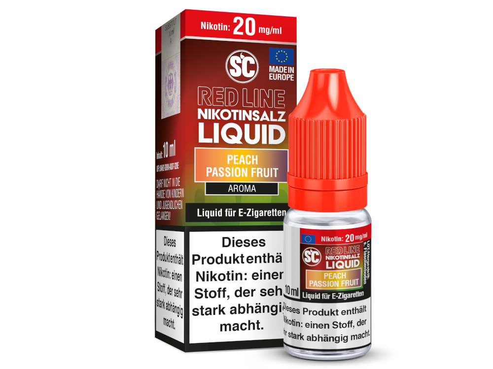 SC Red Line Peach Passion Fruit Nikotinsalz Liquid Aroma