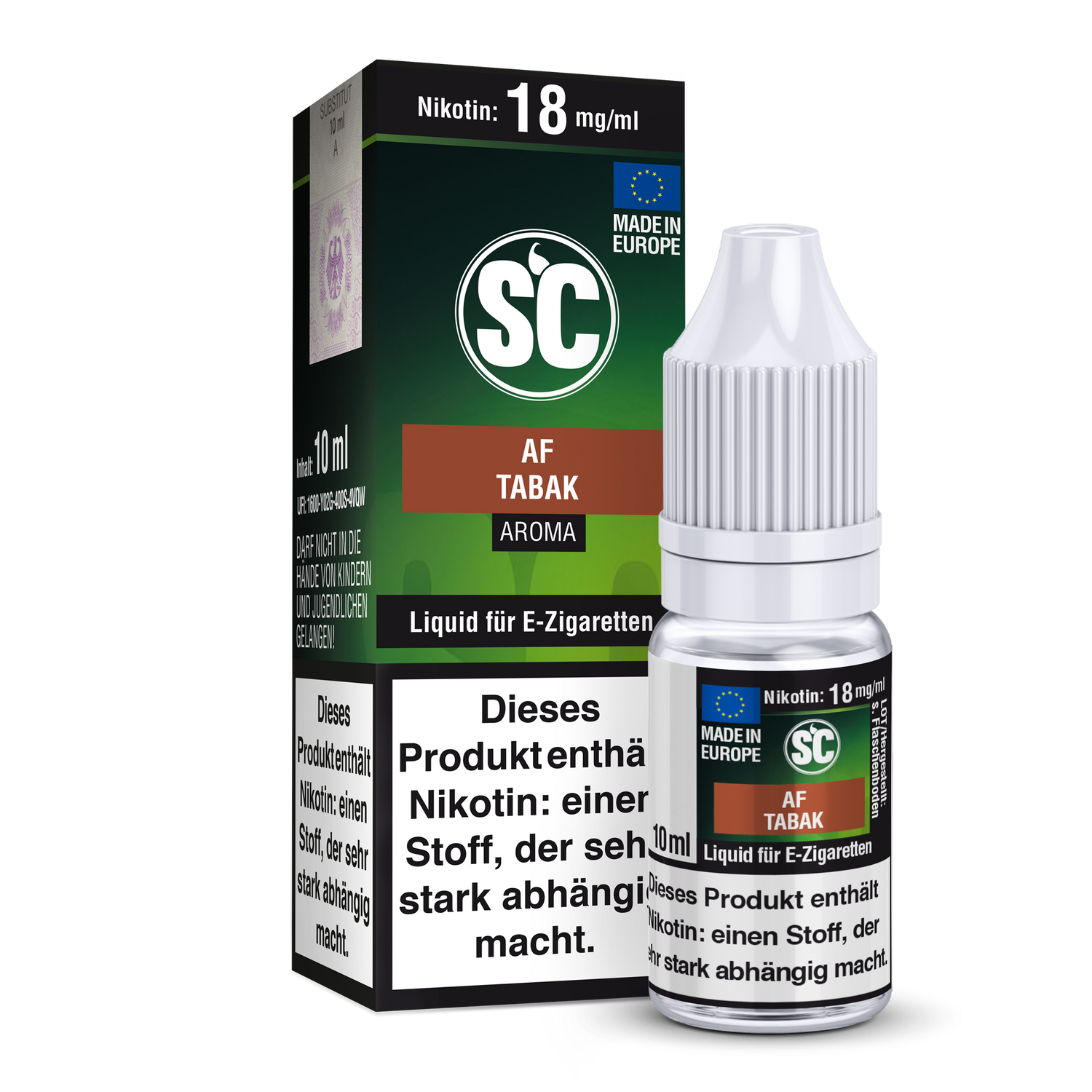 SC Liquid - AF Tabak E-Liquid für echten Tabakgeschmack