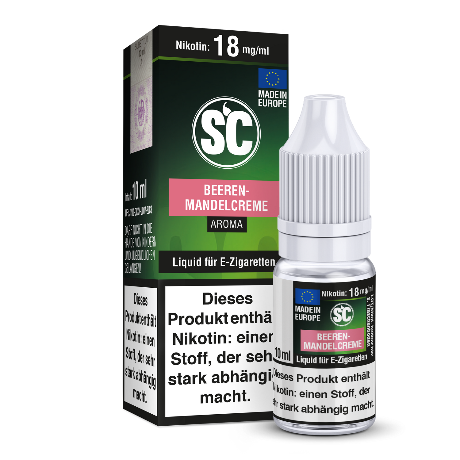Beeren-Mandelcreme E-Zigaretten Liquid für Genussraucher