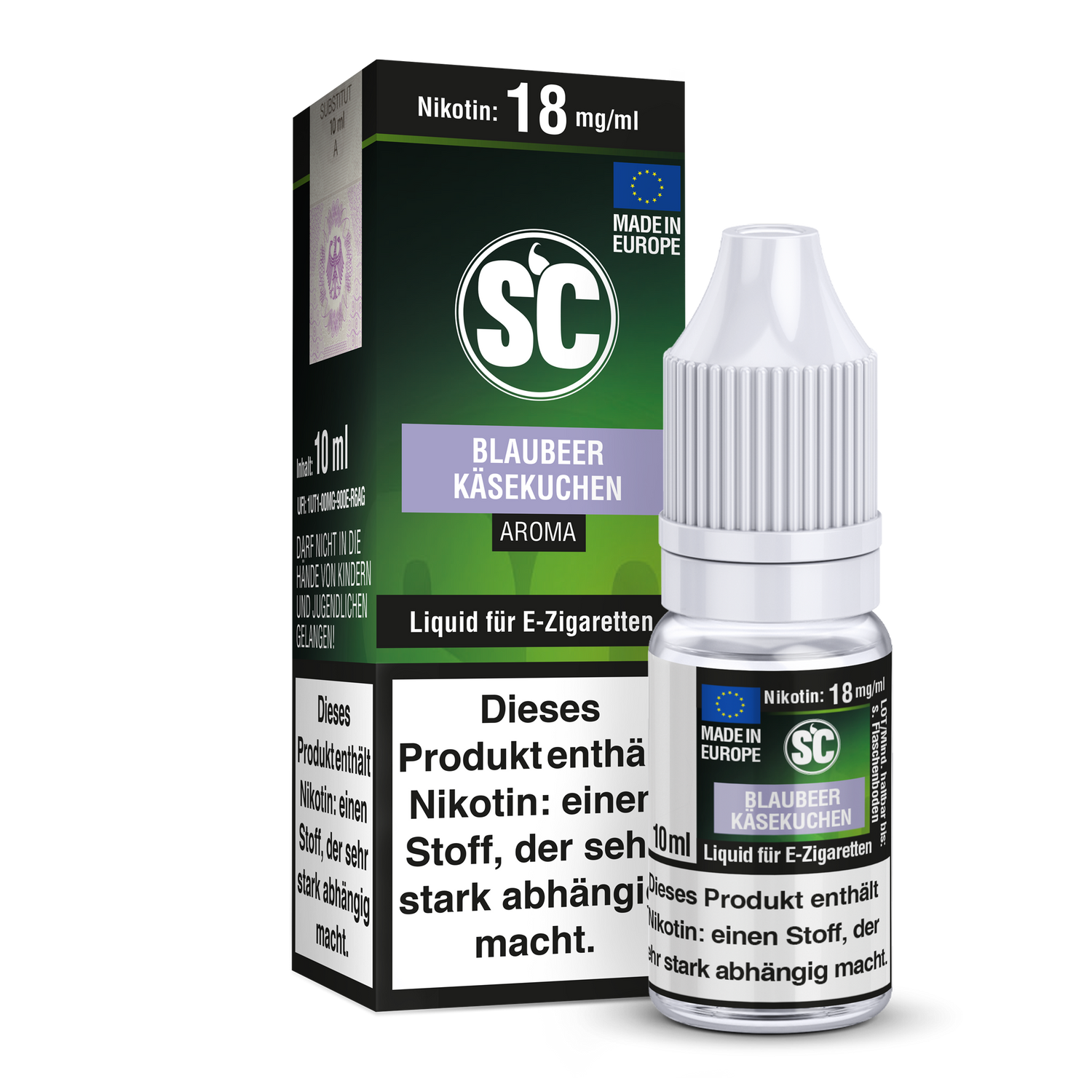 Blaubeer Käsekuchen E-Zigaretten Liquid für vollen Genuss