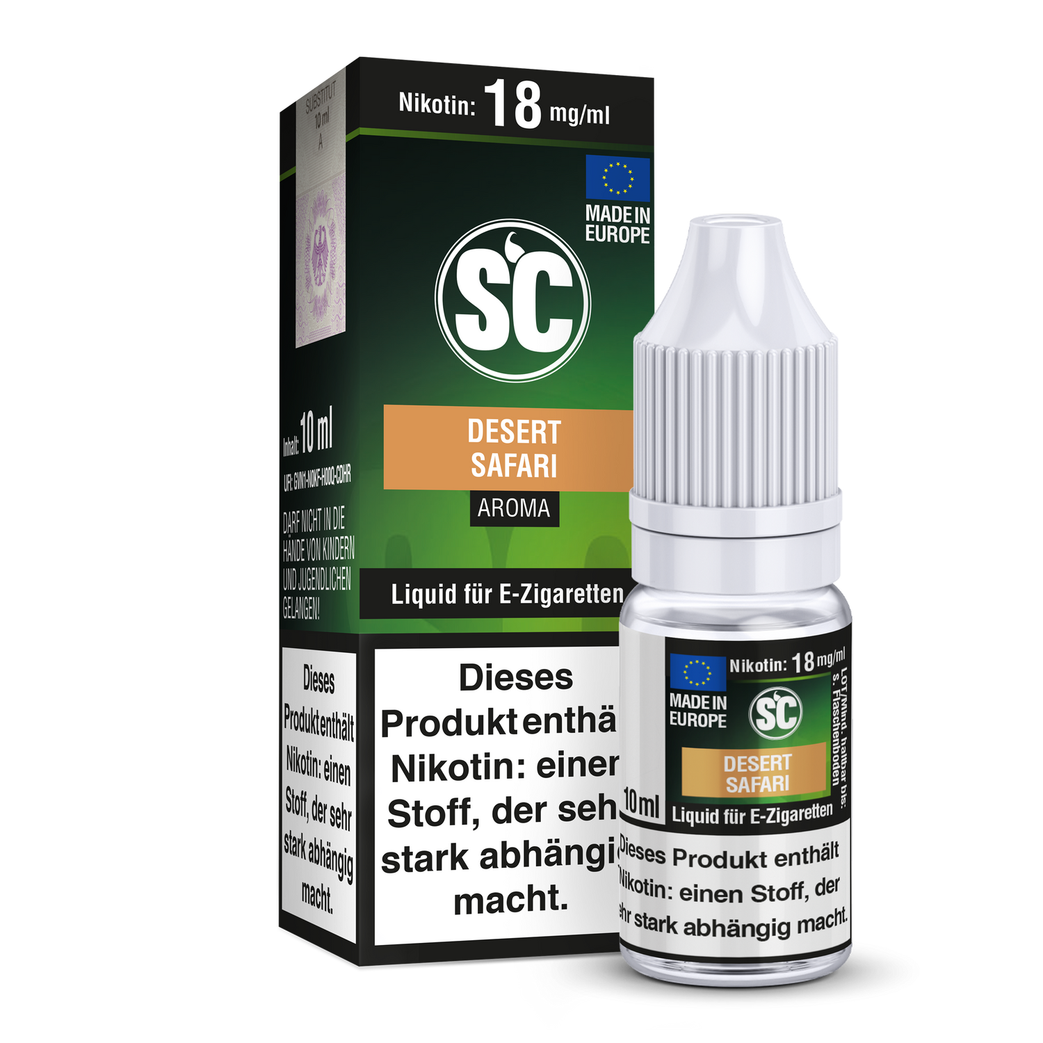 Desert Safari Tabak E-Zigaretten Liquid mit Geschmack