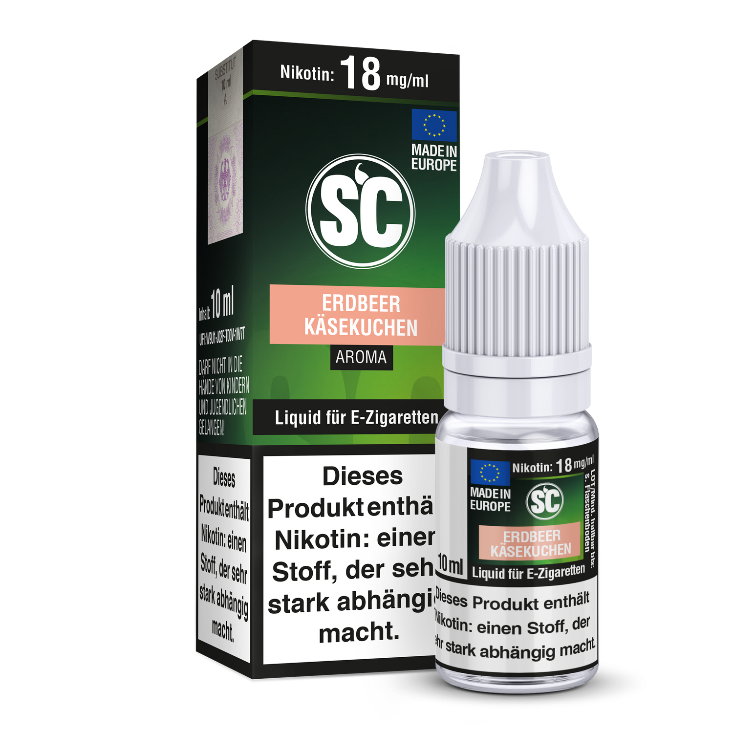 Erdbeer Käsekuchen E-Zigaretten Liquid Genuss Pur