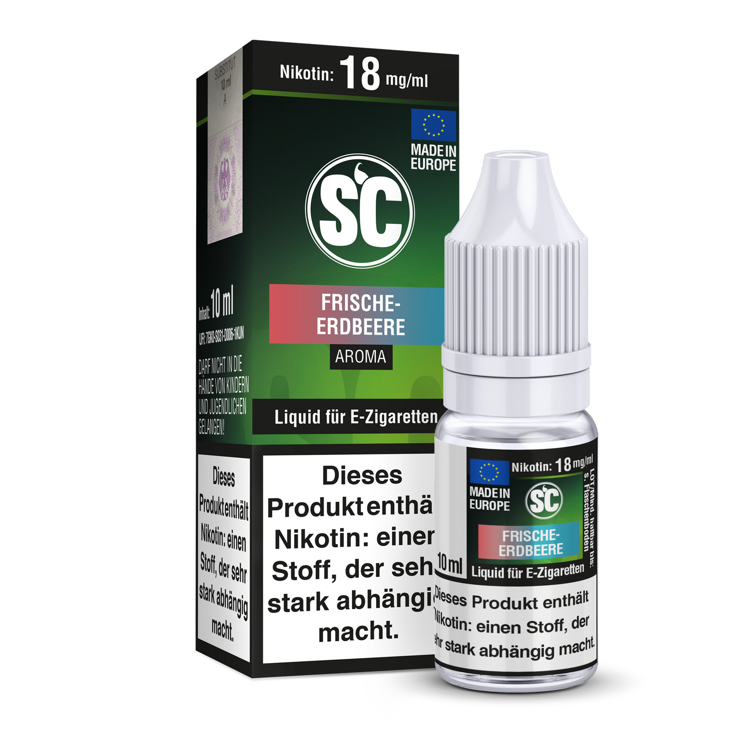 Frische Erdbeere E-Zigaretten Liquid für Erfrischenden Genuss
