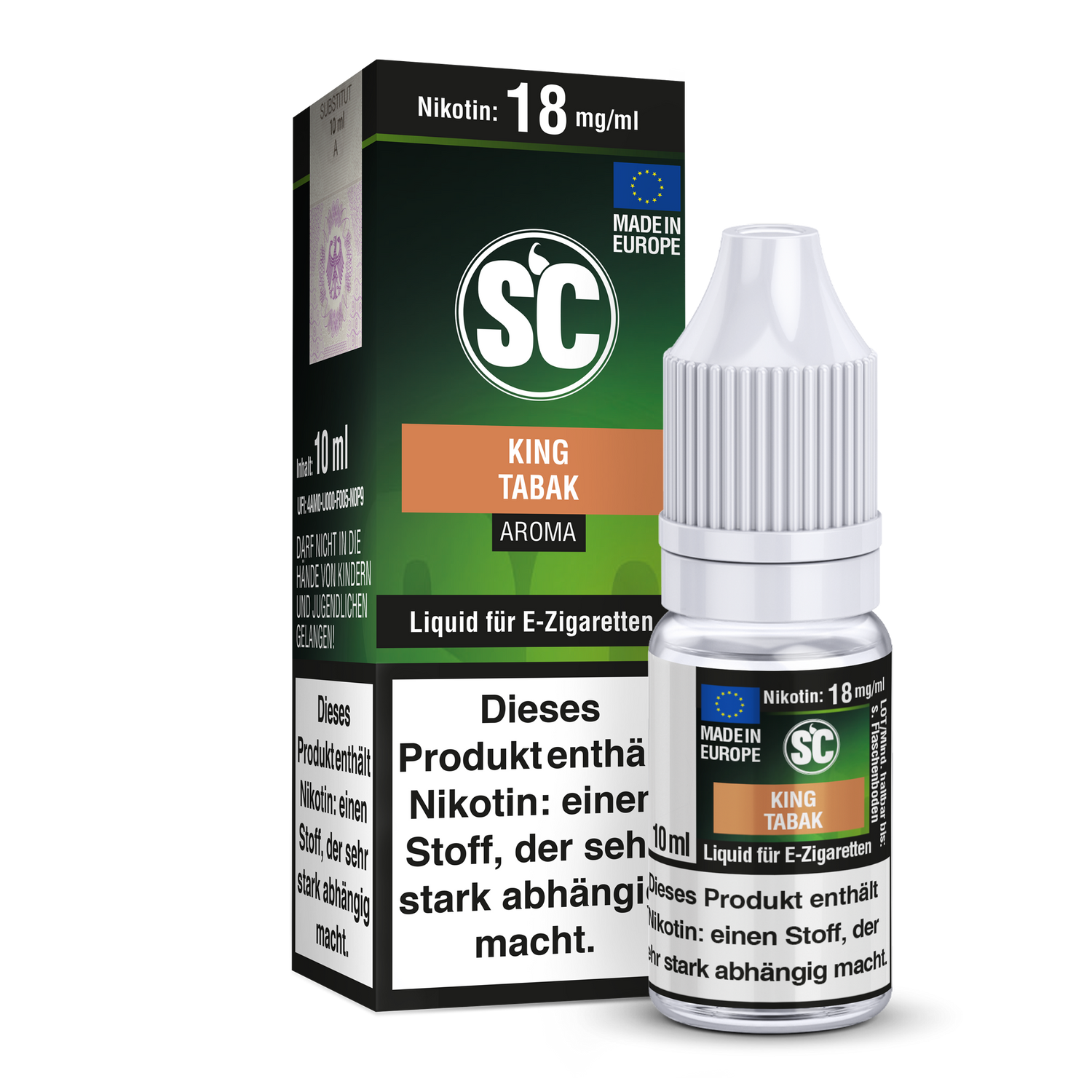 King Tabak E-Zigaretten Liquid Für Intensiven Genuss