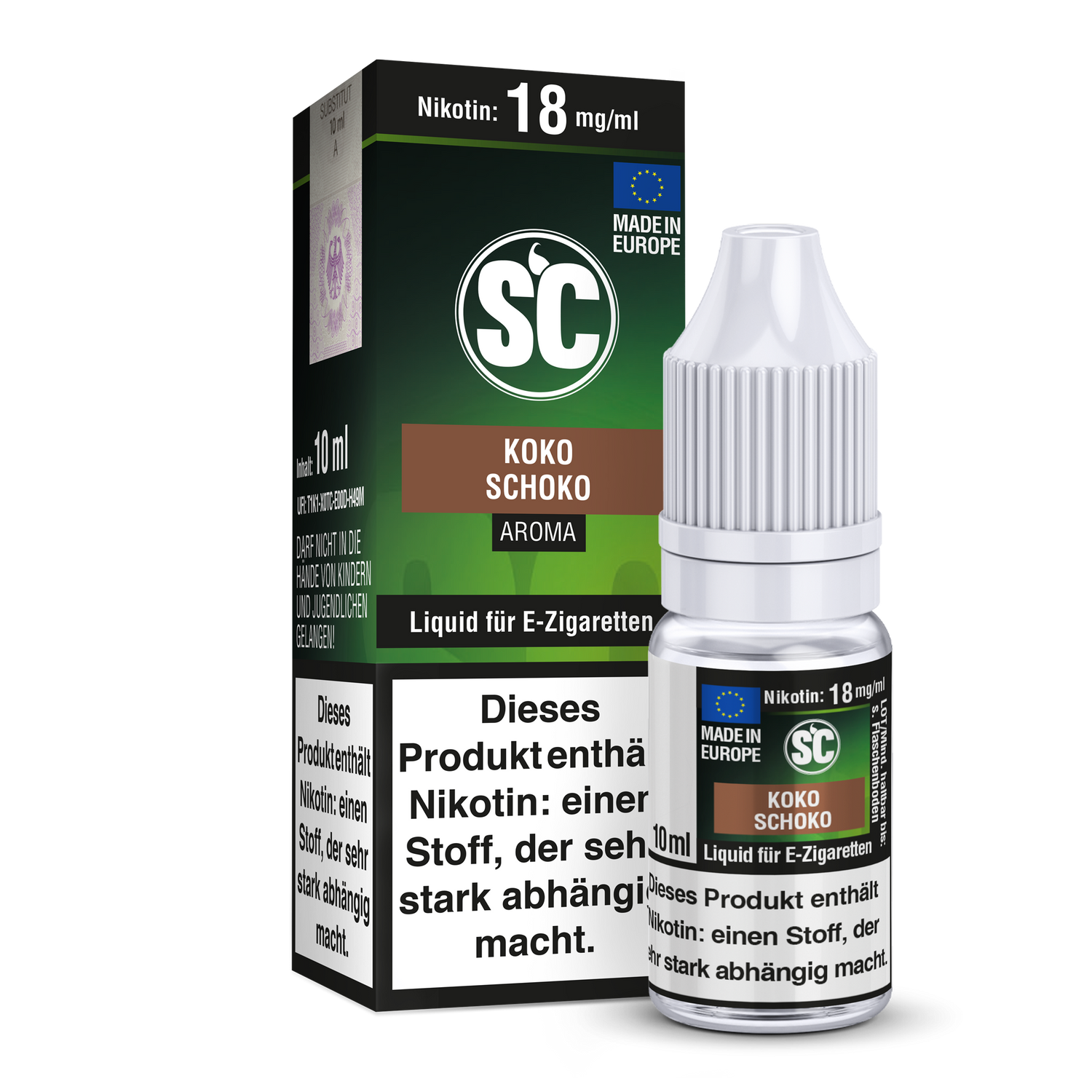 Kokos Schokolade E-Zigaretten Liquid für Genussmomente