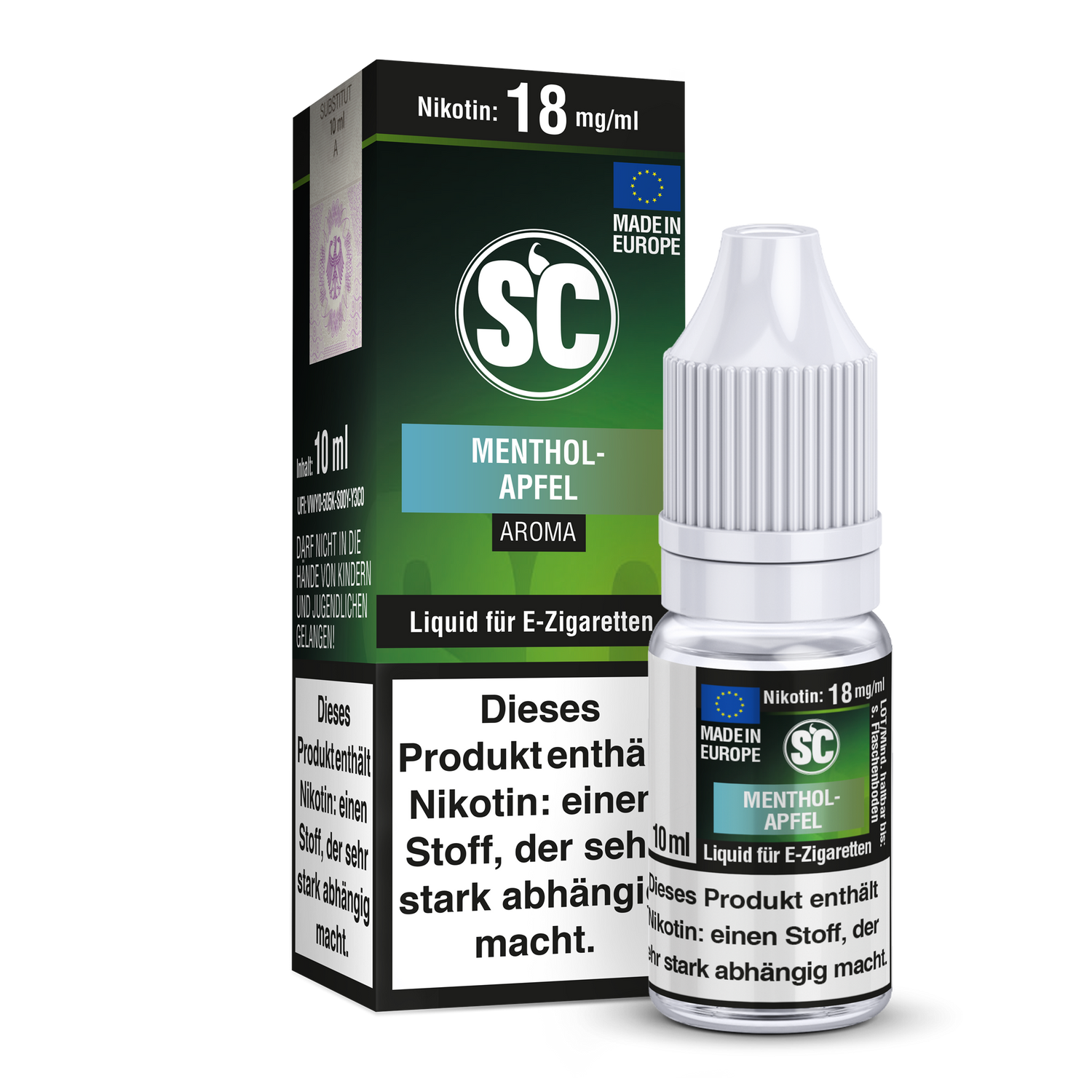 Menthol-Apfel E-Zigaretten Liquid für Erfrischenden Genuss