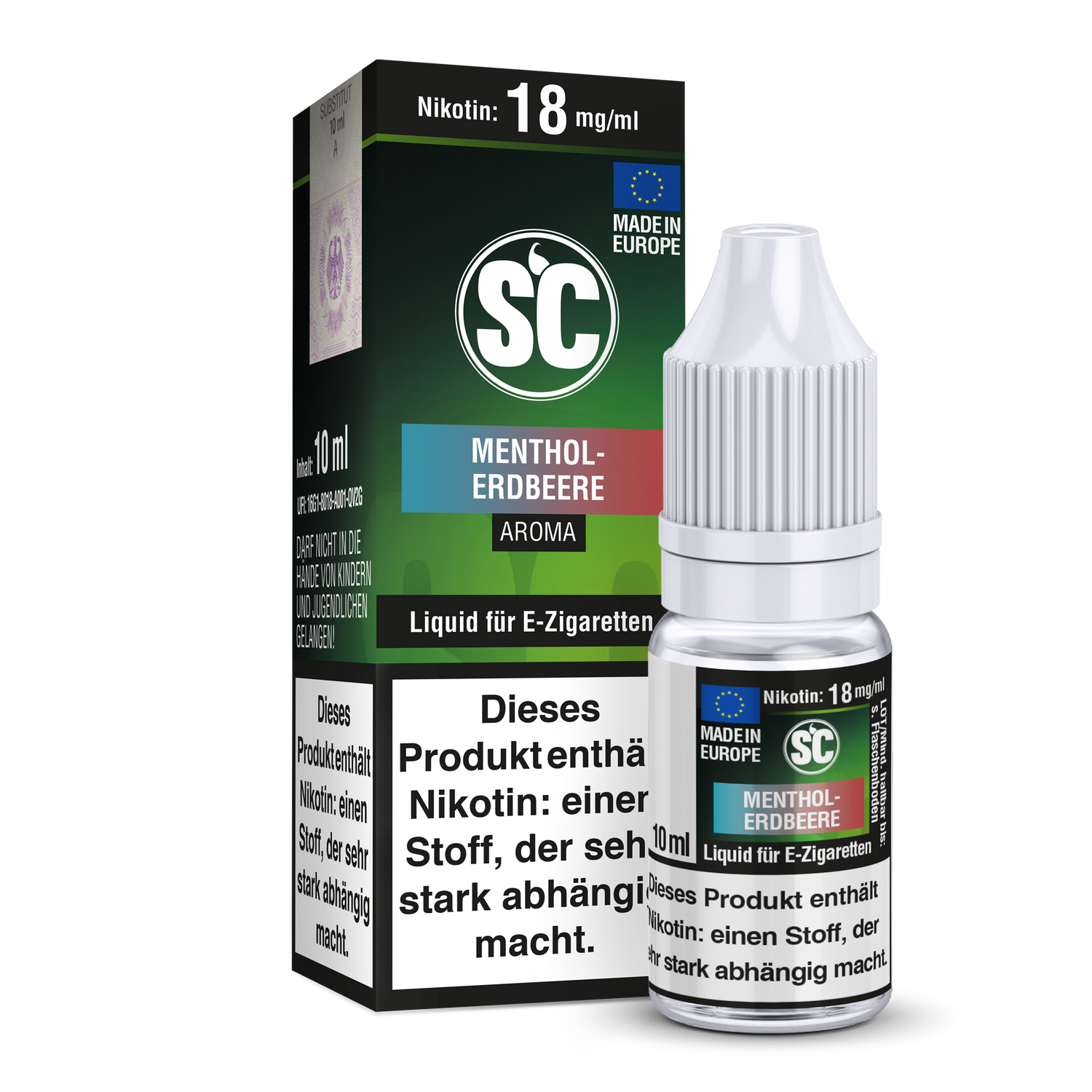 Menthol-Erdbeere E-Zigaretten Liquid für Erfrischenden Genuss
