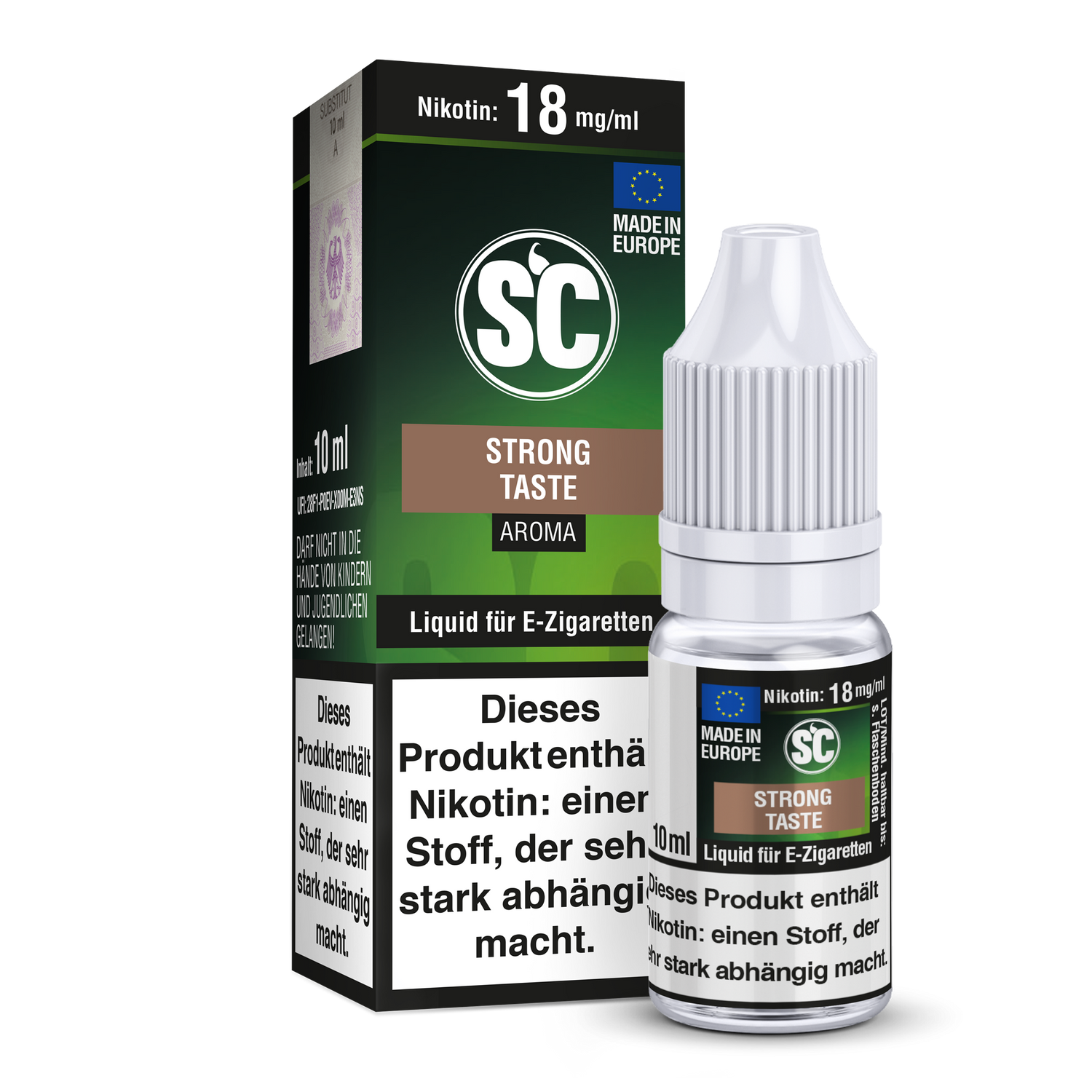 Strong Taste Tabak E-Zigaretten Liquid Für Intensiven Genuss