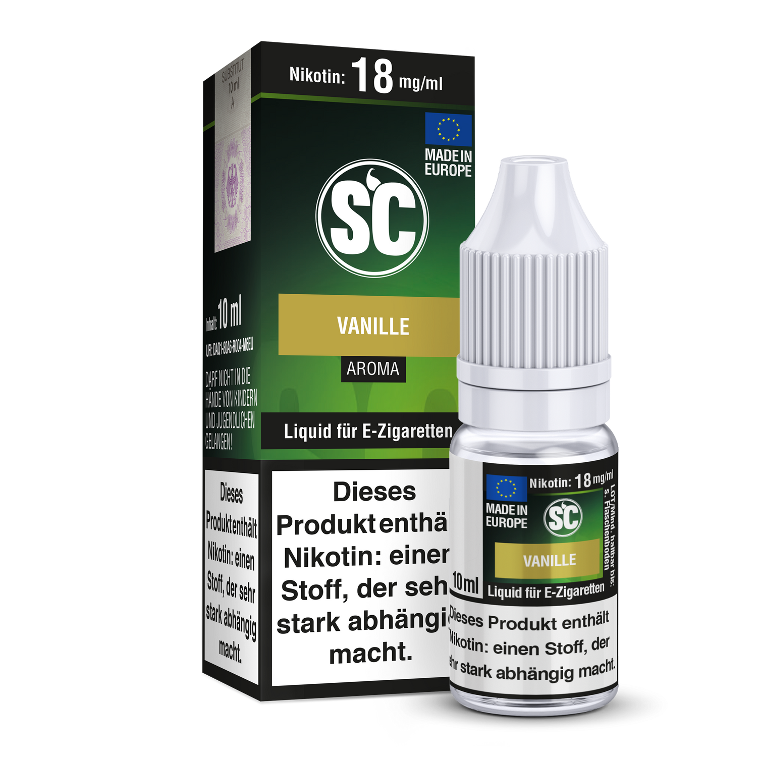 Vanille E-Zigaretten Liquid für vollen Genuss
