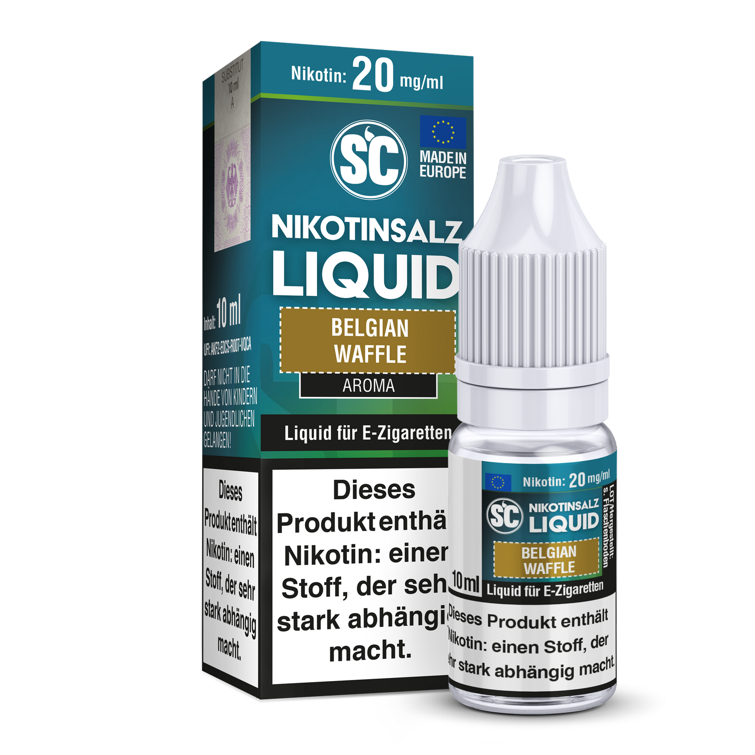 SC - Belgian Waffle Nikotinsalz Liquid für vollen Genuss