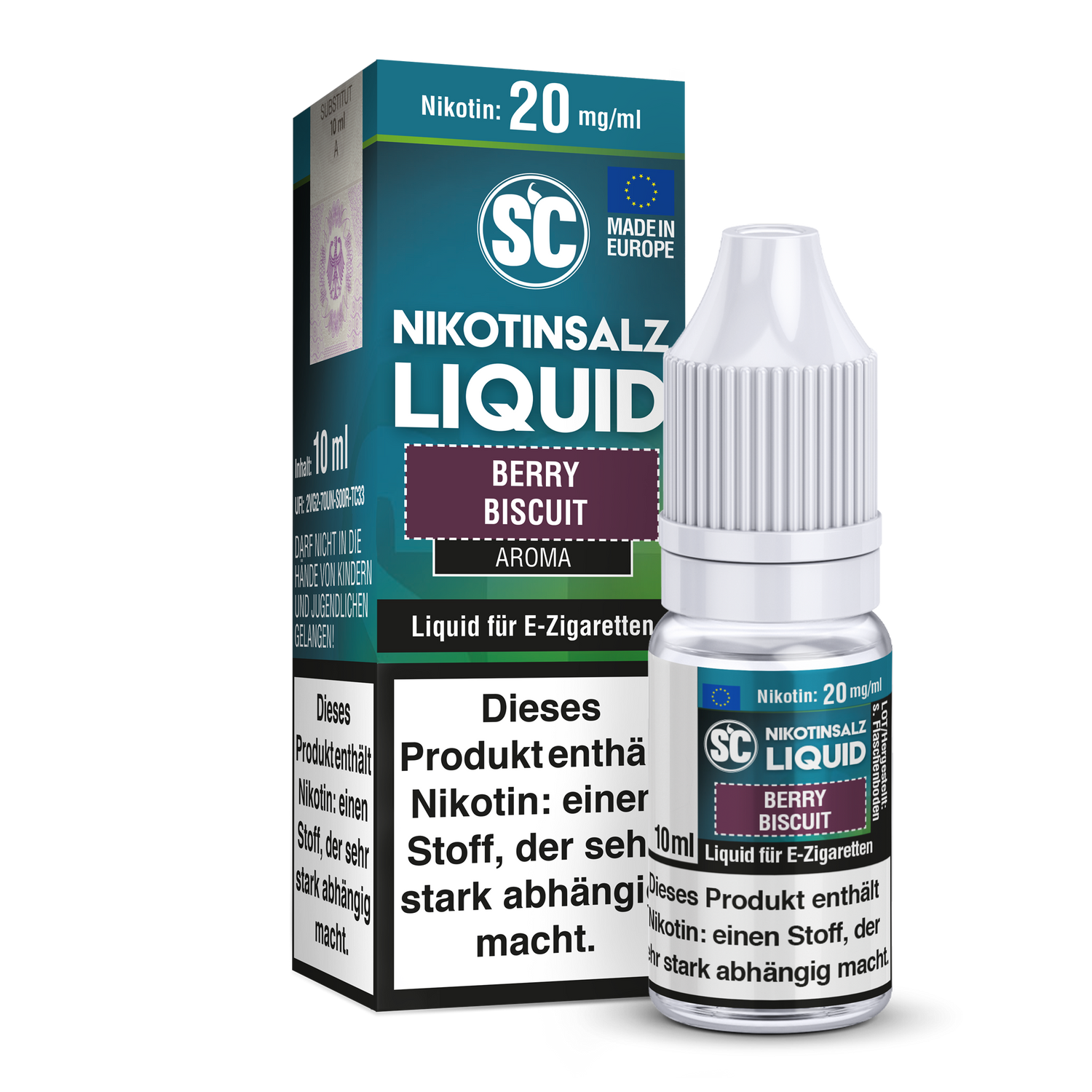 SC - Berry Biscuit Nikotinsalz Liquid für Fruchtigen Genuss