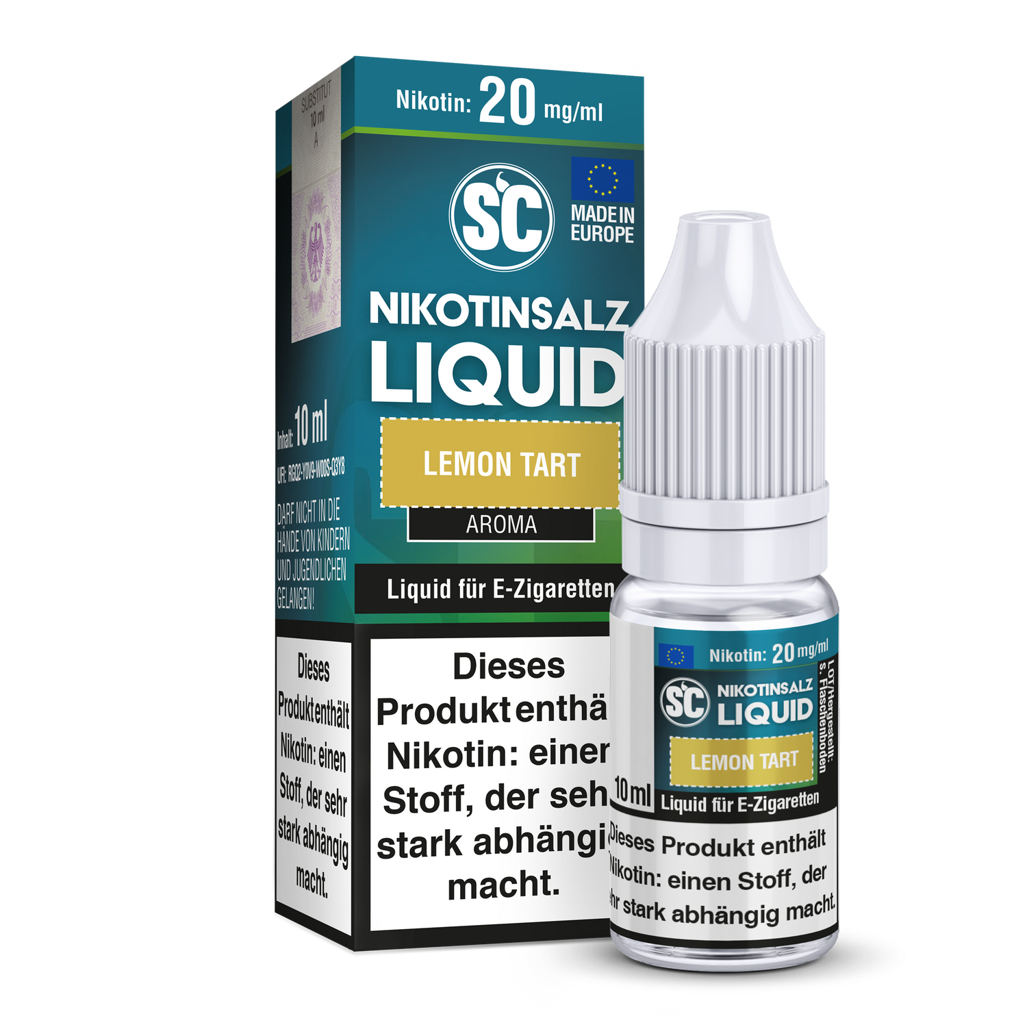 SC - Lemon Tart Nikotinsalz Liquid für Zitrusliebhaber
