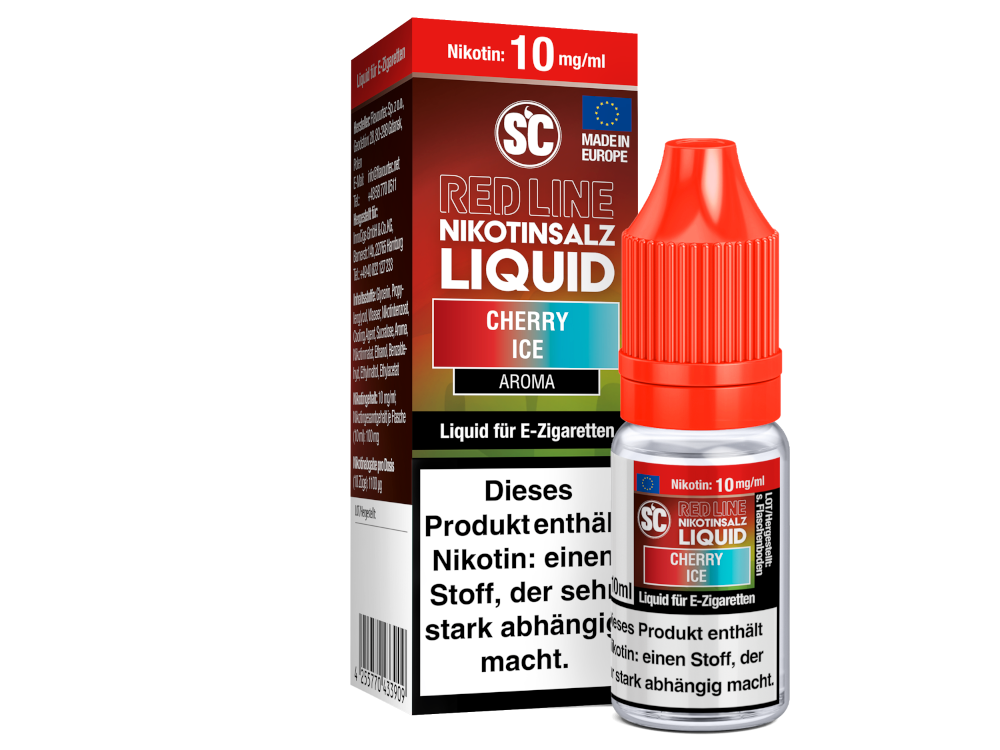 SC - Red Line - Cherry Ice - Intensiver Nikotinsalz Genuss