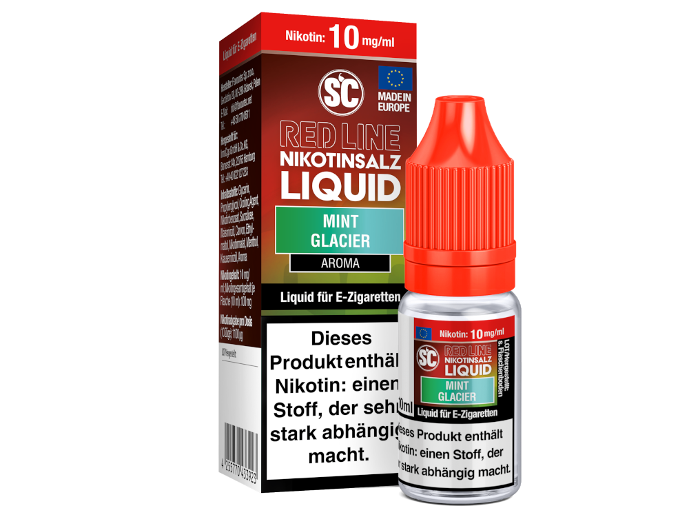 SC - Red Line - Mint Glacier Nikotinsalz Liquid Frisch