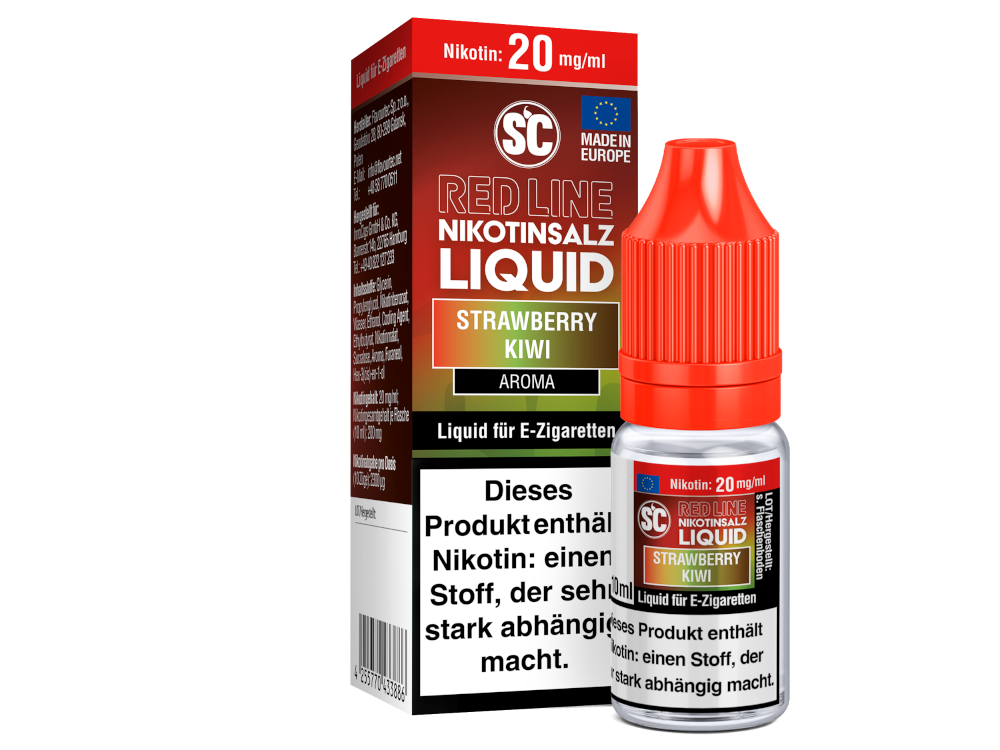 SC - Red Line - Strawberry Kiwi Nikotinsalz Liquid Aroma