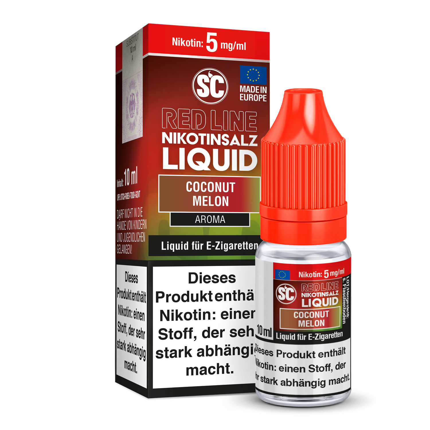 SC - Red Line - Coconut Melon Nikotinsalz Liquid Aroma Genuss