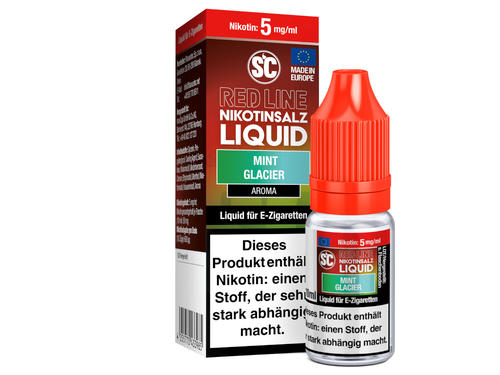 SC - Red Line - Mint Glacier Nikotinsalz Liquid Frisch