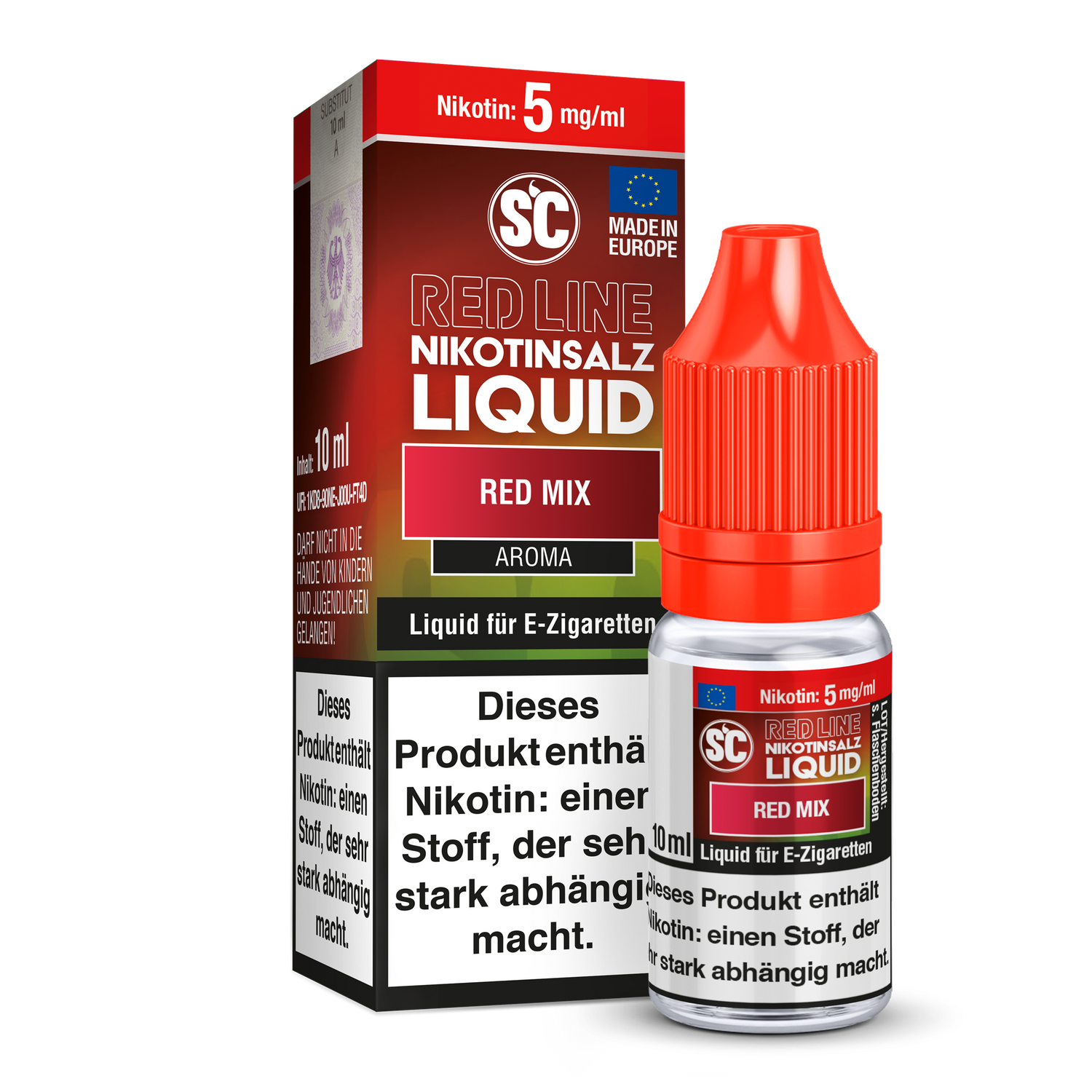 SC - Red Line - Red Mix - Nikotinsalz Liquid Intensiver Beerengeschmack