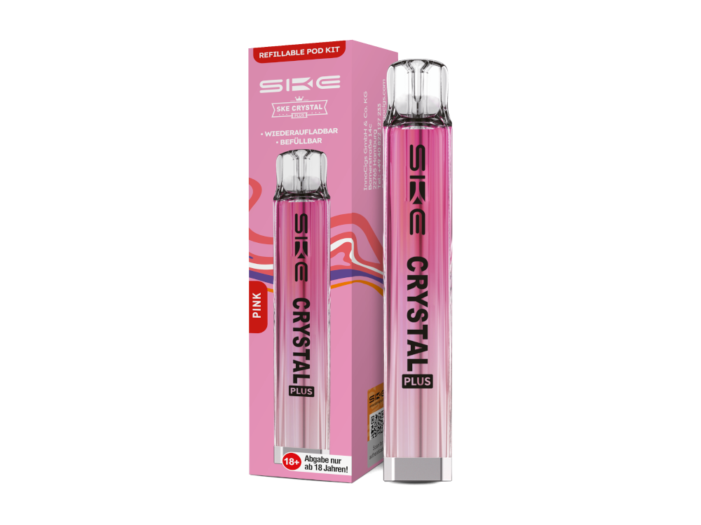 SKE - Crystal Plus E-Zigaretten Set Mit Wiederaufladbarem Akku