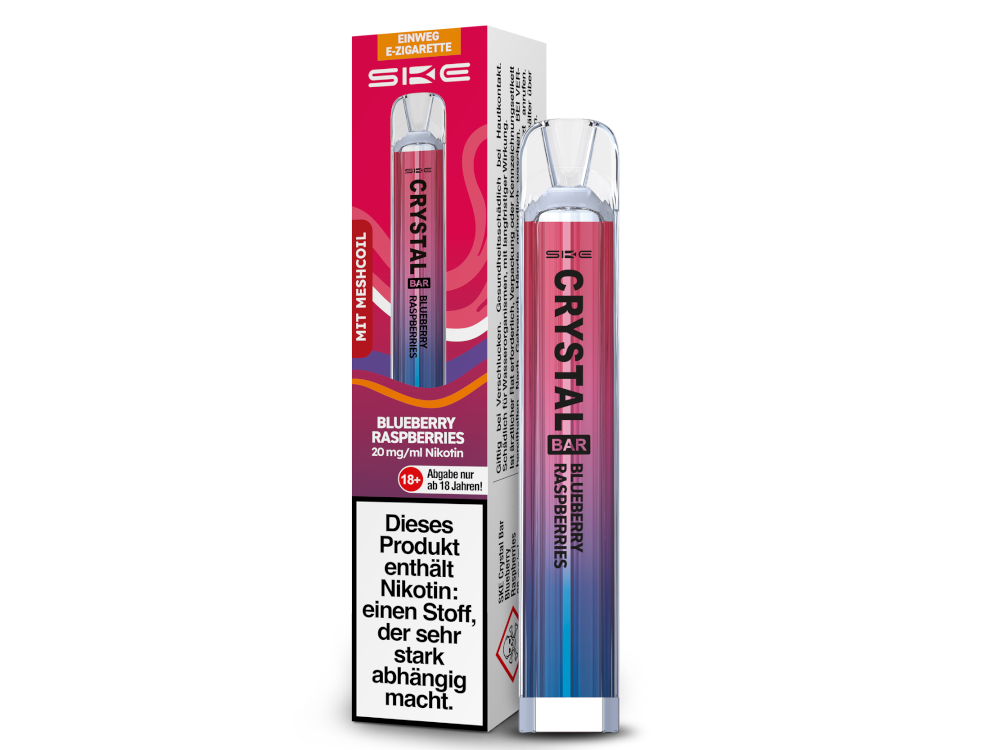 SKE Crystal Bar Einweg E-Zigarette - Fruchtiger Genuss