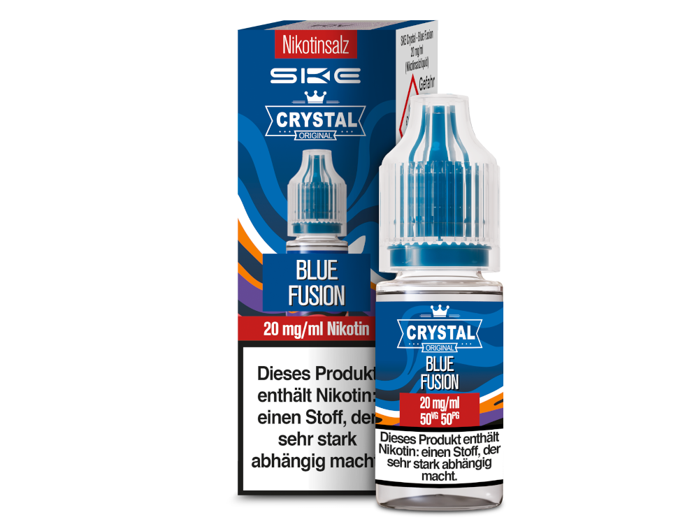 SKE - Crystal - Nikotinsalz Liquid - Blue Fusion Genuss