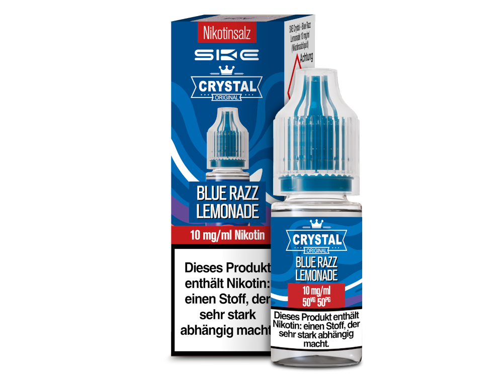 SKE Crystal Nikotinsalz Liquid Blue Razz Lemonade Genuss