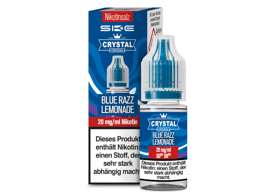 SKE Crystal Nikotinsalz Liquid Blue Razz Lemonade Genuss