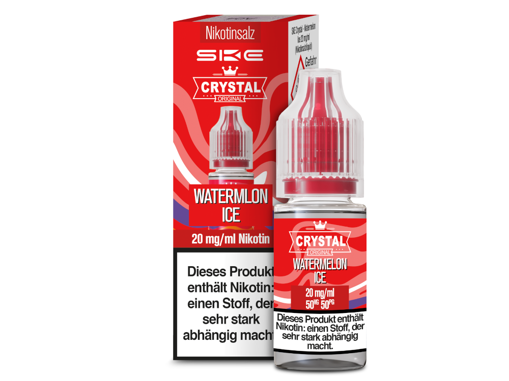 SKE Crystal Nikotinsalz Liquid Watermelon Ice Frische