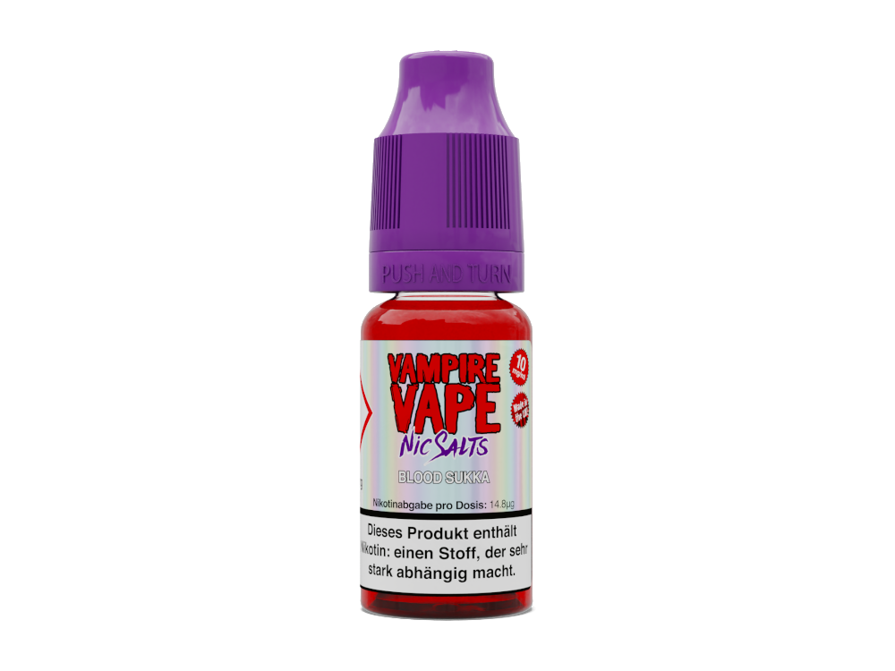 Vampire Vape - Blood Sukka - Nikotinsalz Liquid Frisch genießen