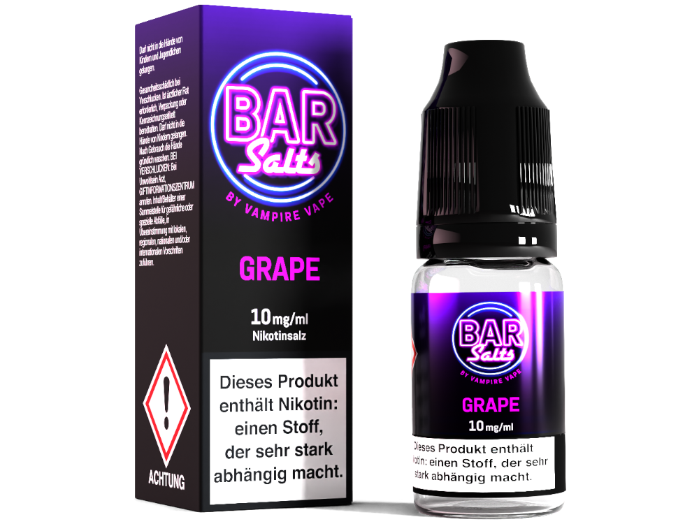Vampire Vape Bar Salts Nikotinsalz Liquid Grape Genuss