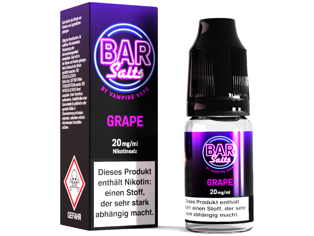 Vampire Vape Bar Salts Nikotinsalz Liquid Grape Genuss