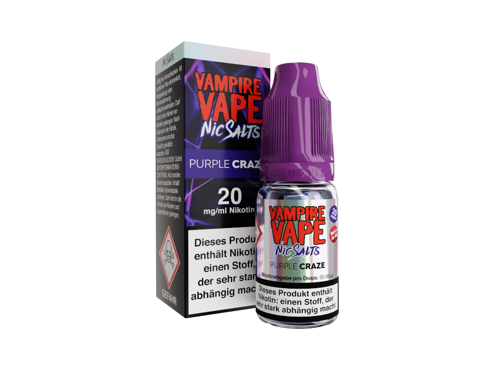 Vampire Vape - Purple Craze Nikotinsalz Liquid Genuss
