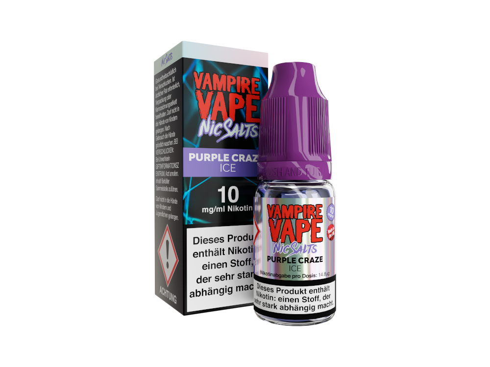 Vampire Vape - Purple Craze Ice Nikotinsalz Liquid Genuss