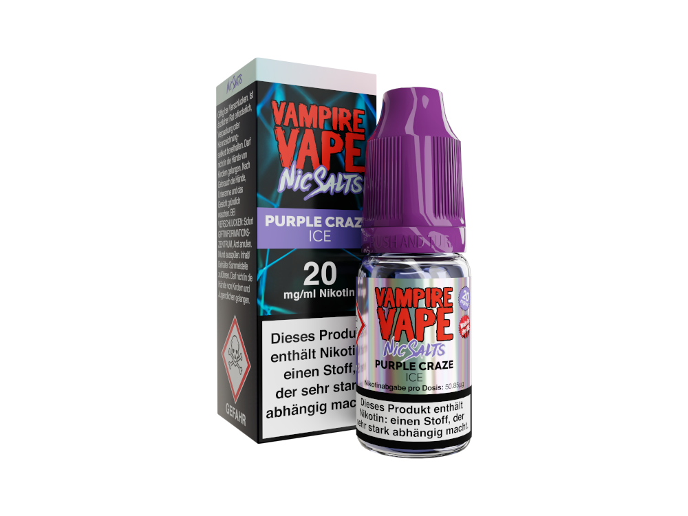 Vampire Vape - Purple Craze Ice Nikotinsalz Liquid Genuss