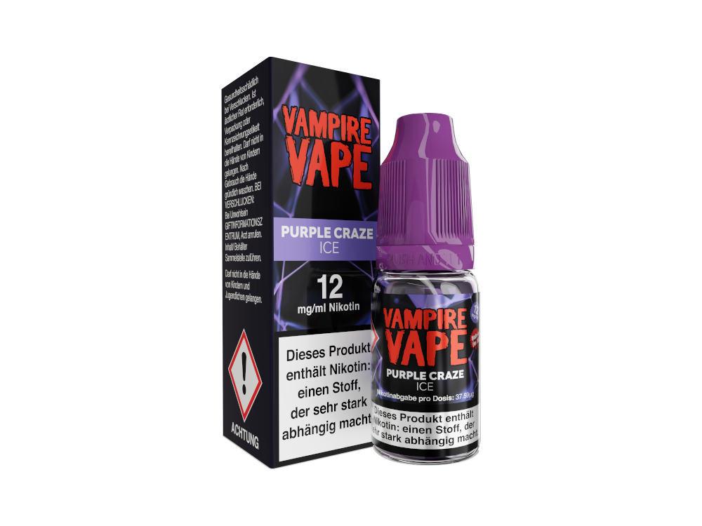 Vampire Vape - Purple Craze Ice Frisches E-Zigaretten Liquid
