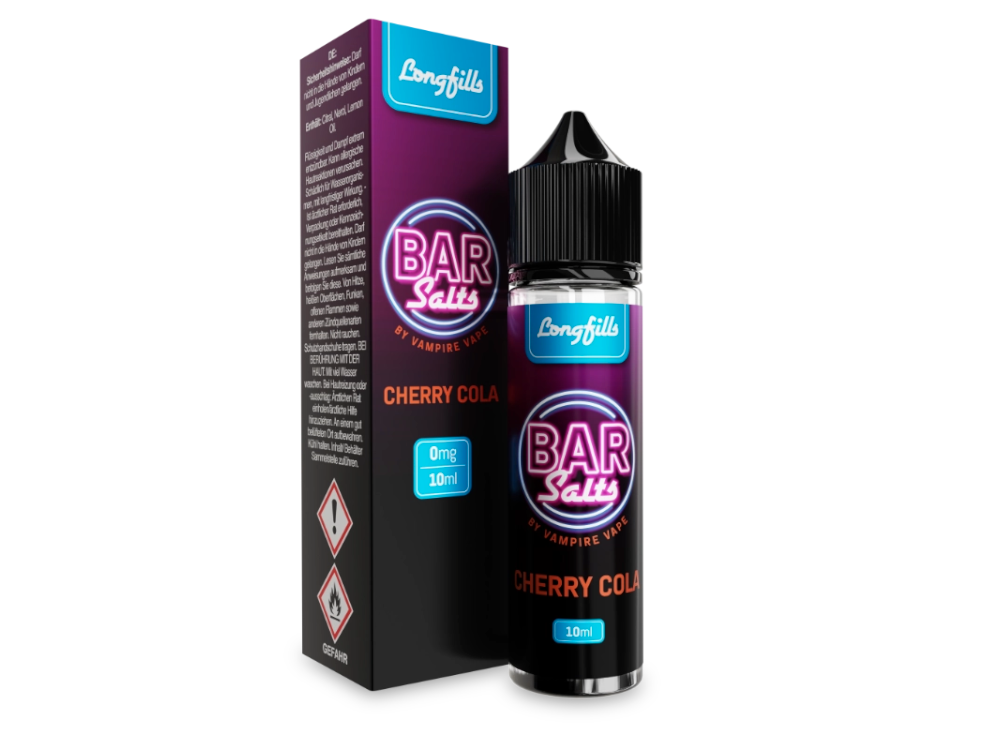 Vampire Vape Bar Salts Longfills 10 ml Kirsch Cola Genuss
