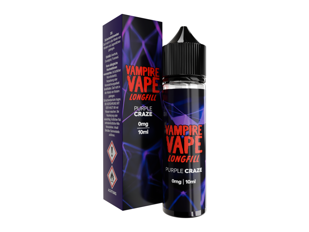 Vampire Vape - Longfills - 10 ml - Purple Craze Aroma Genuss