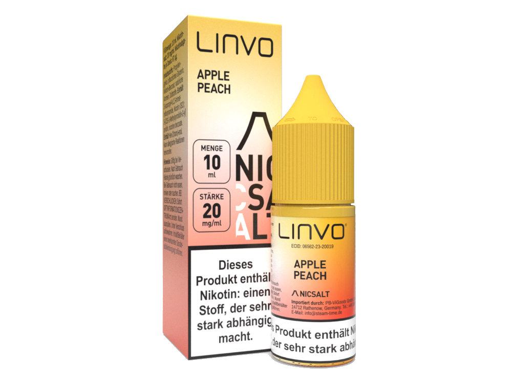 Linvo - Apple Peach Nikotinsalz Liquid 20 mg/ml Genuss