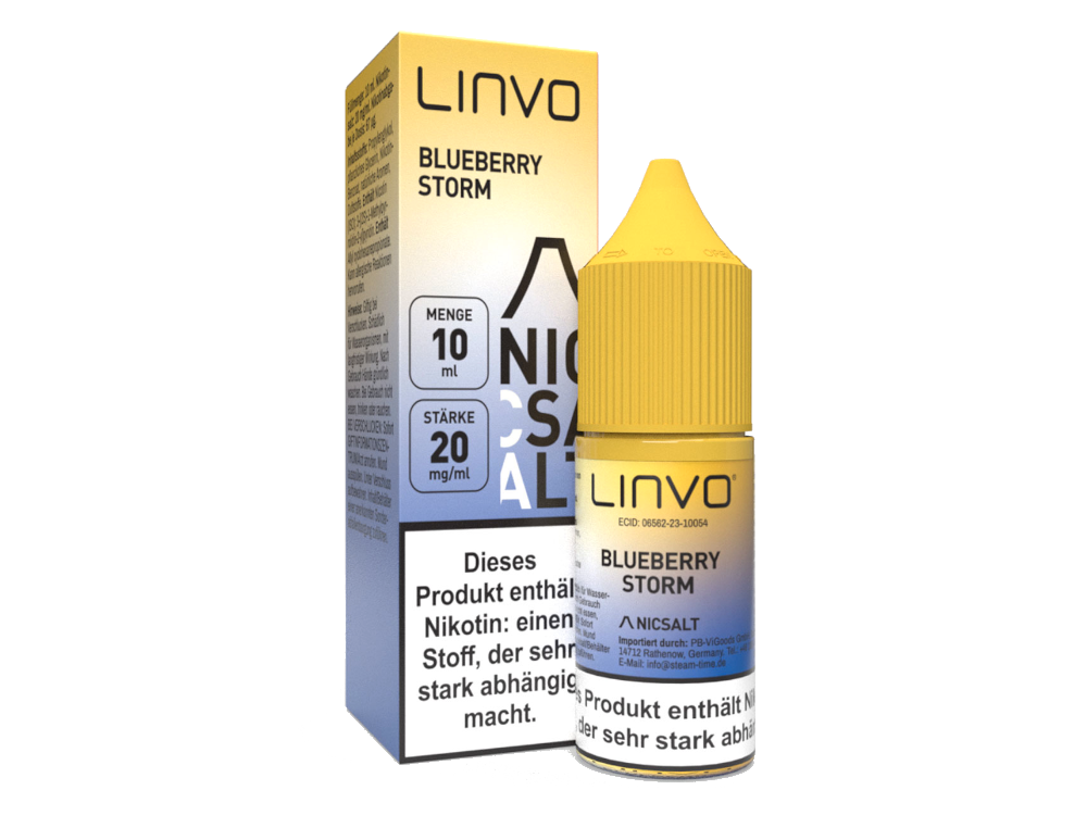 Linvo Blueberry Storm Nikotinsalz Liquid 20 mg/ml Genuss
