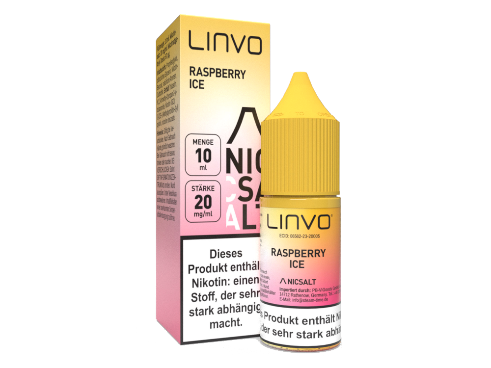 Linvo - Raspberry Ice Nikotinsalz Liquid 20 mg/ml Genuss