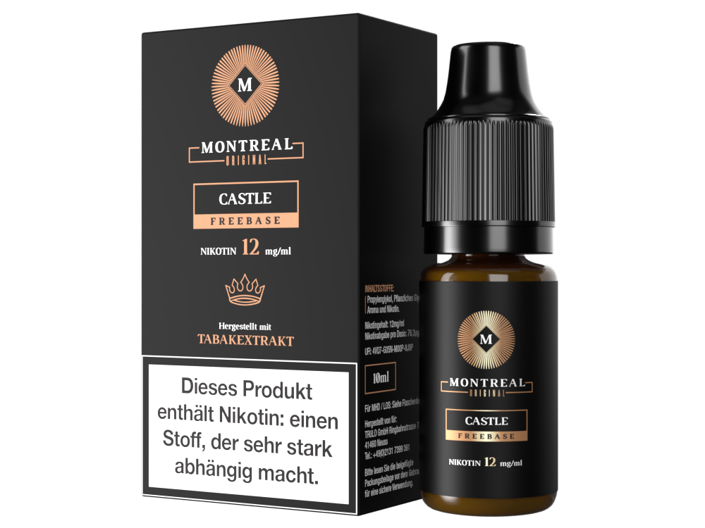Montreal Original E-Zigaretten Liquid Castle Tabak
