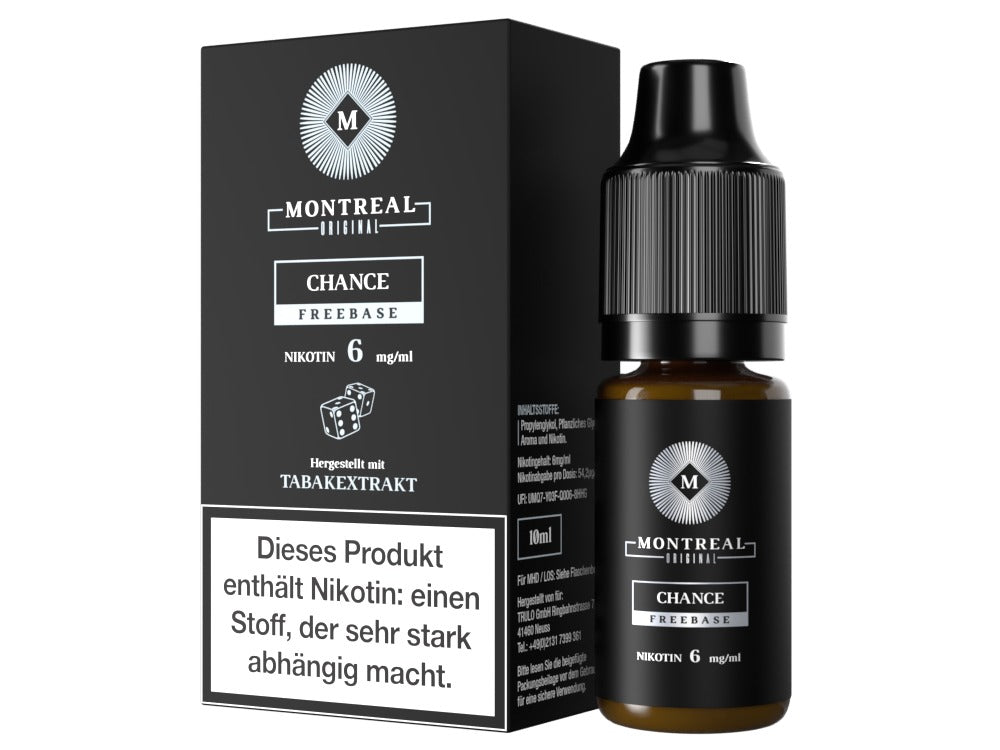 Montreal Original Chance E-Liquid – Kräftiger Tabakgeschmack