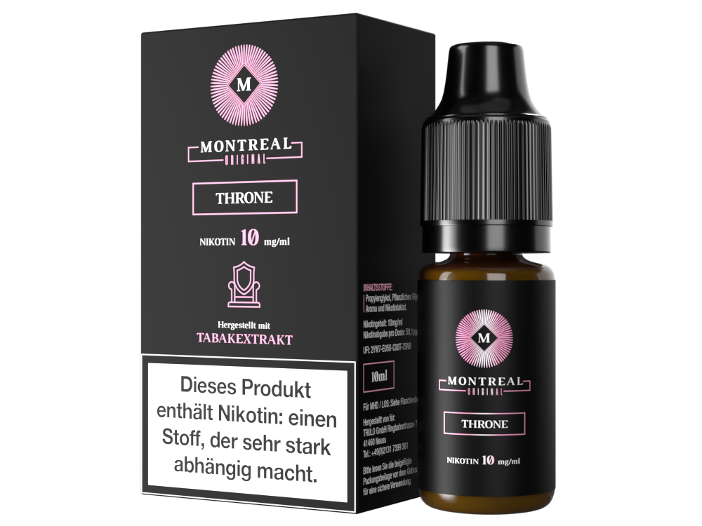 Original Montreal Nikotinsalz Liquid – Weiches Tabakaroma