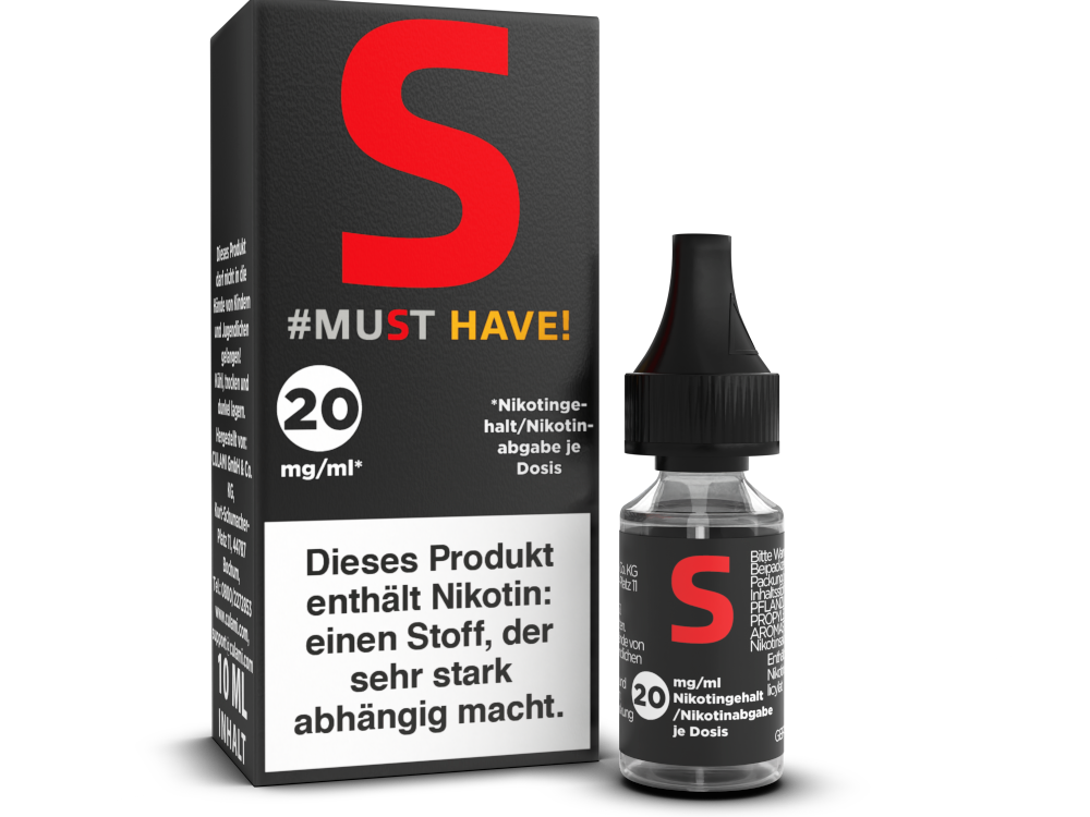 Must Have - Nikotinsalz Liquid - S Mit Zitronentee-Kirschgeschmack