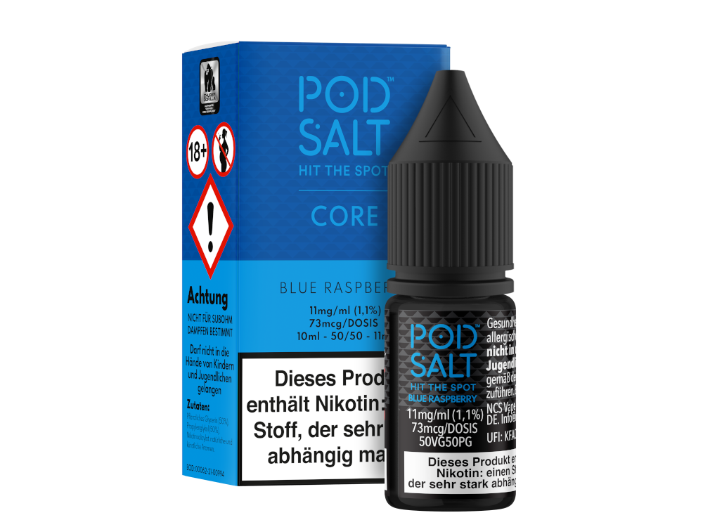 Pod Salt Core - Nikotinsalz Liquid - Himbeer Genuss
