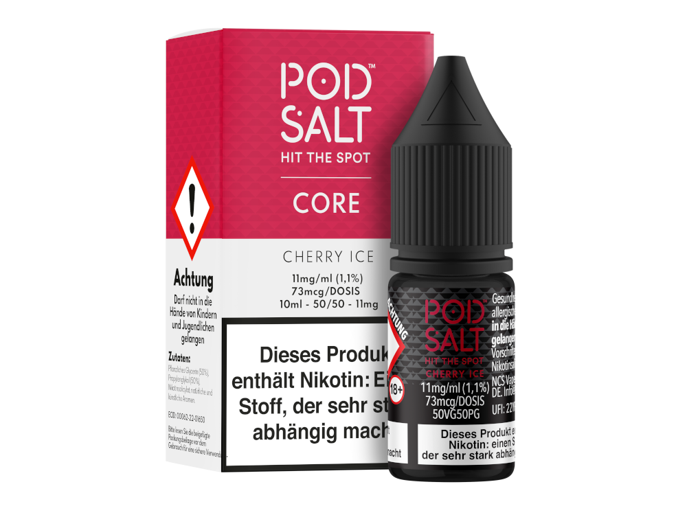 Pod Salt Core - Nikotinsalz Liquid Cherry Ice Frisch